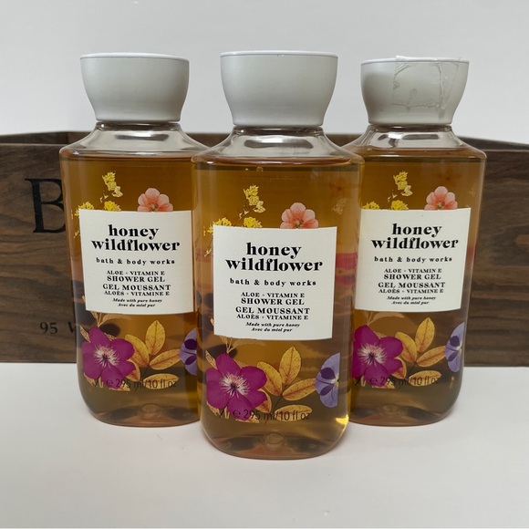 Bath & Body Works Honey Wildflower Shower Gel x 3 - Picture 1 of 1